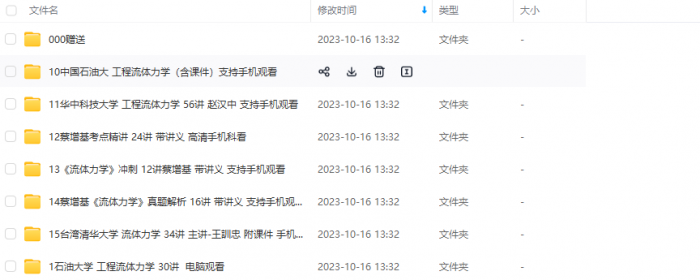 流体力学全套视频教程
